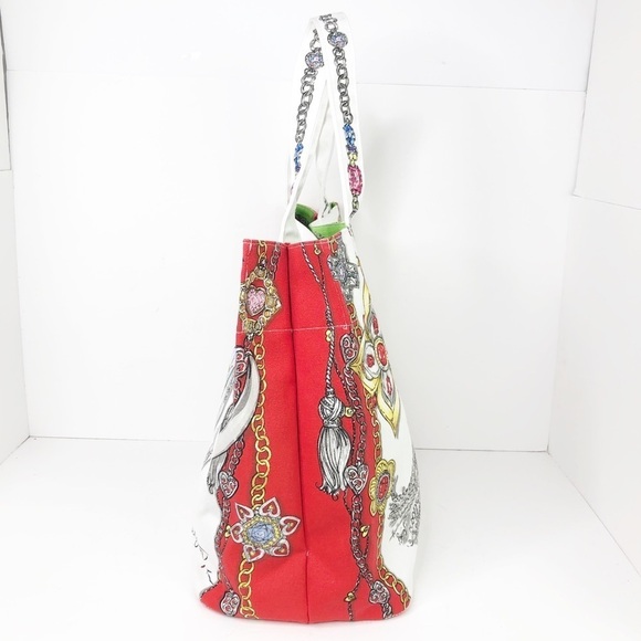 𝅺Brighton all that glitters canvas graphic print tote bag - Picture 7 of 9